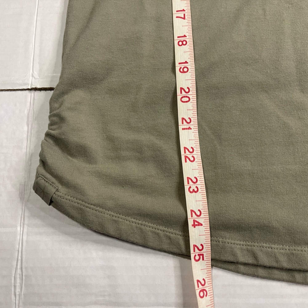 Barefoot Dreams Sweatshirt Women M Malibu Olive Green Luxe Lounge Scrunch Hoodie - Picture 5 of 8